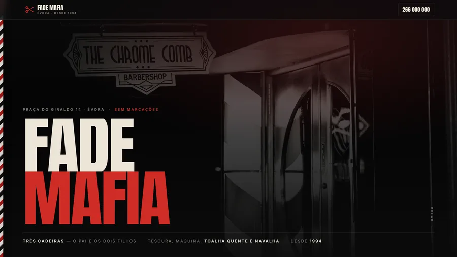 O site da Fade Mafia